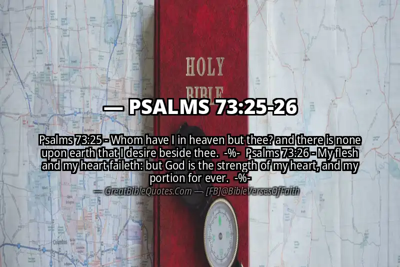 Image for PSALMS 73:25-26 Bible verse