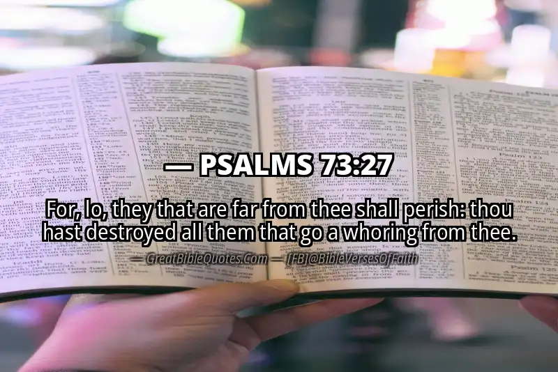 PSALMS 73:27 Verse