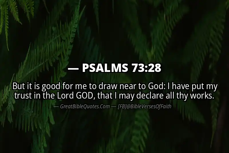 Image for PSALMS 73:28 Bible verse