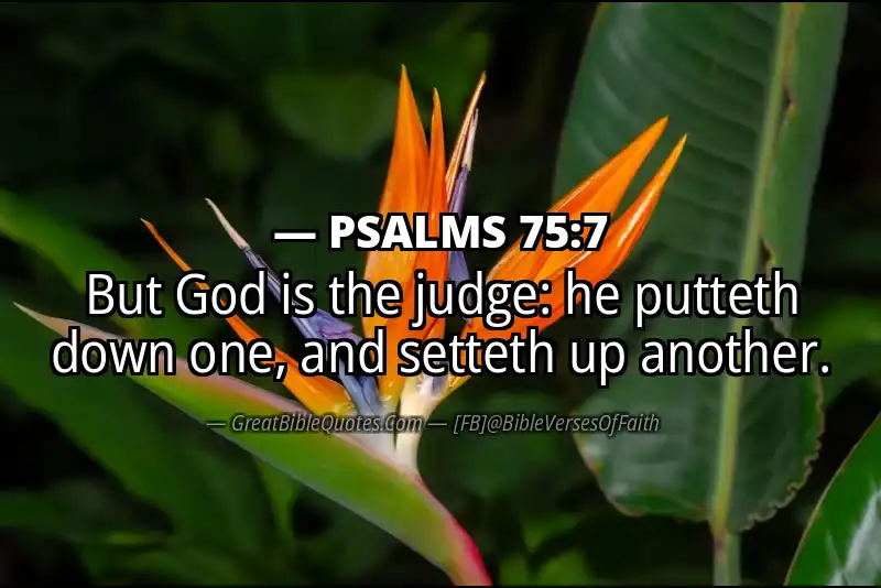 PSALMS 75:7 Verse