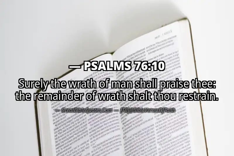 PSALMS 76:10 Verse