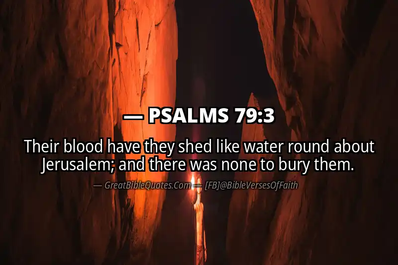 PSALMS 79:3 Verse