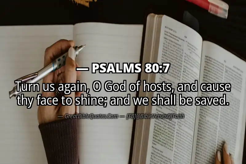 PSALMS 80:7 Verse Image