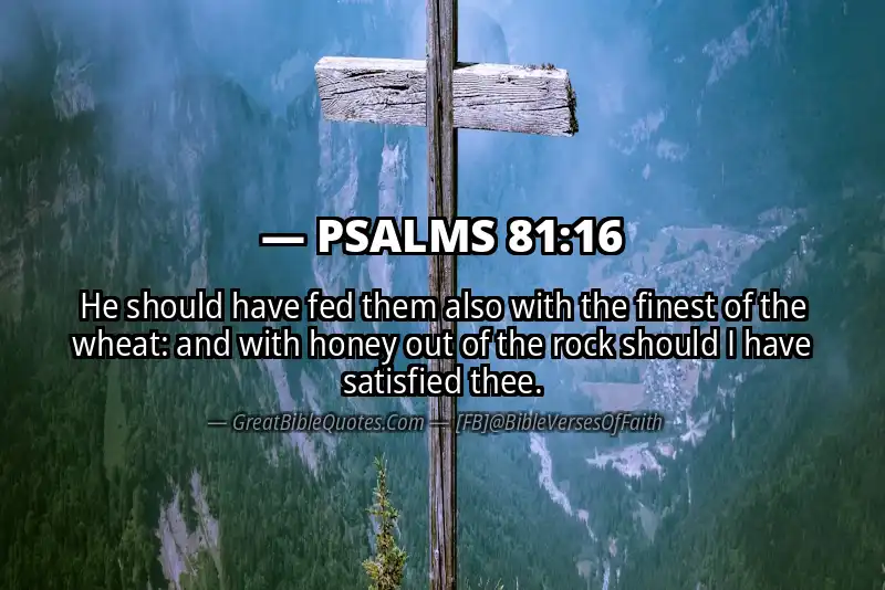 PSALMS 81:16 Verse