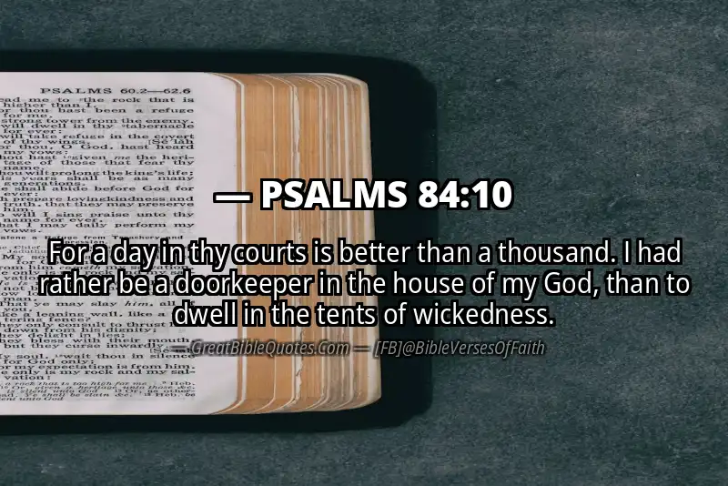 PSALMS 84:10 Verse