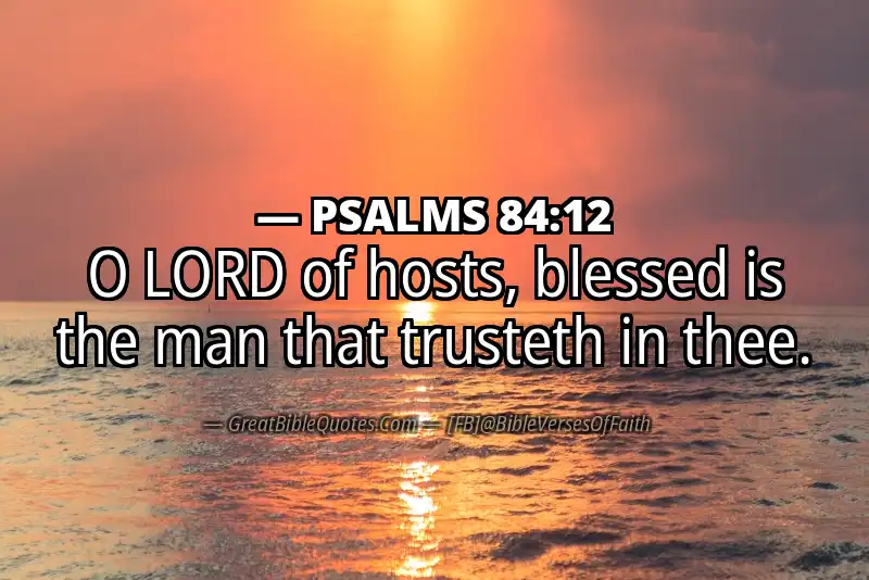 PSALMS 84:12 Verse