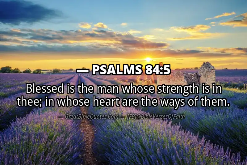 PSALMS 84:5 Verse