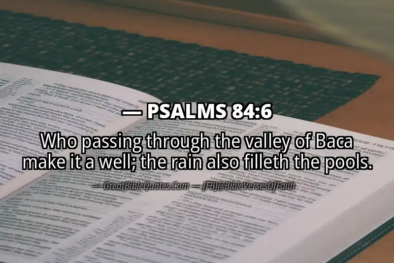 PSALMS 84:6 Verse