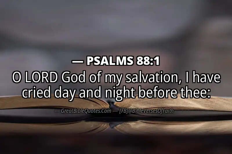 PSALMS 88:1 Verse
