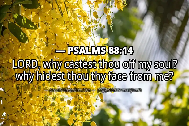 PSALMS 88:14 Verse Image