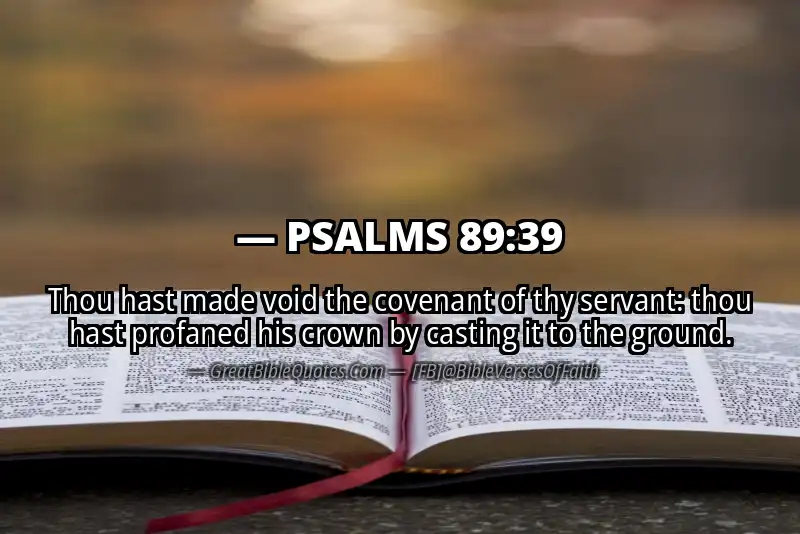 PSALMS 89:39 Verse