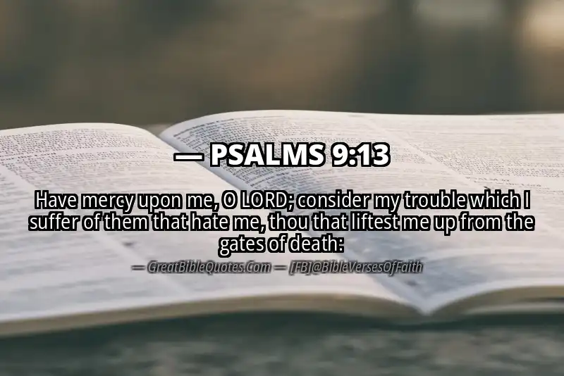 PSALMS 9:13 Verse