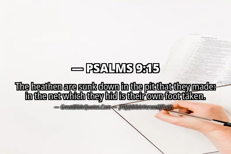 PSALMS 9:15 Verse