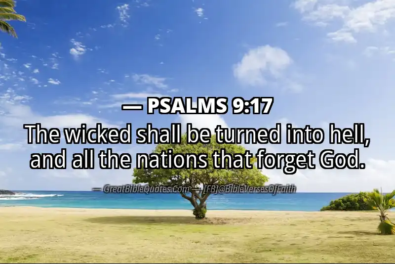 PSALMS 9:17 Verse