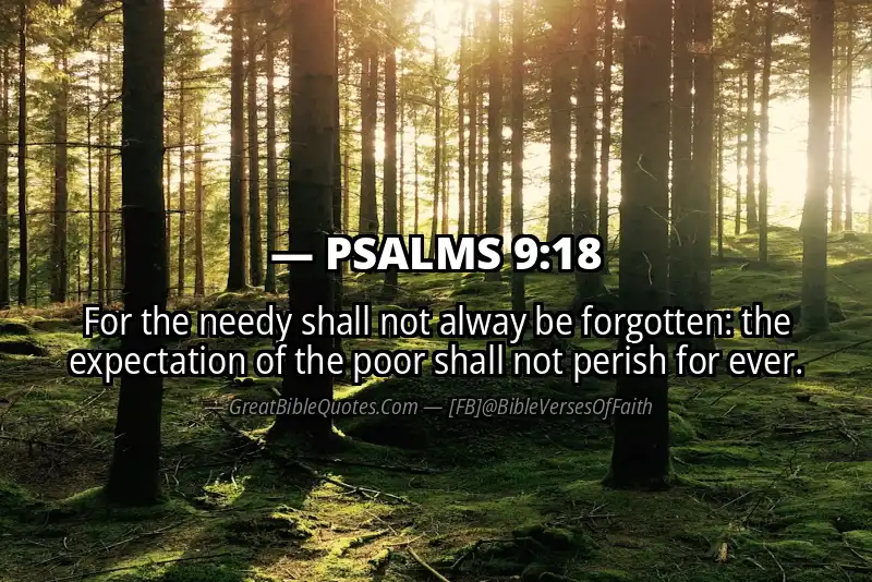 PSALMS 9:18 Verse