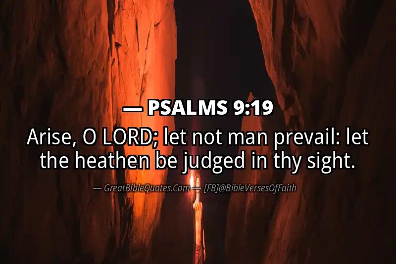 PSALMS 9:19 Verse Image