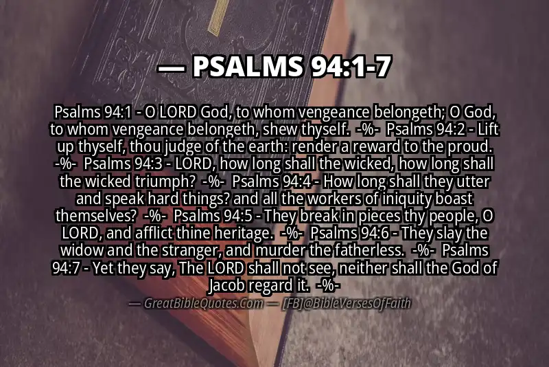 Image for PSALMS 94:1-7 Bible verse