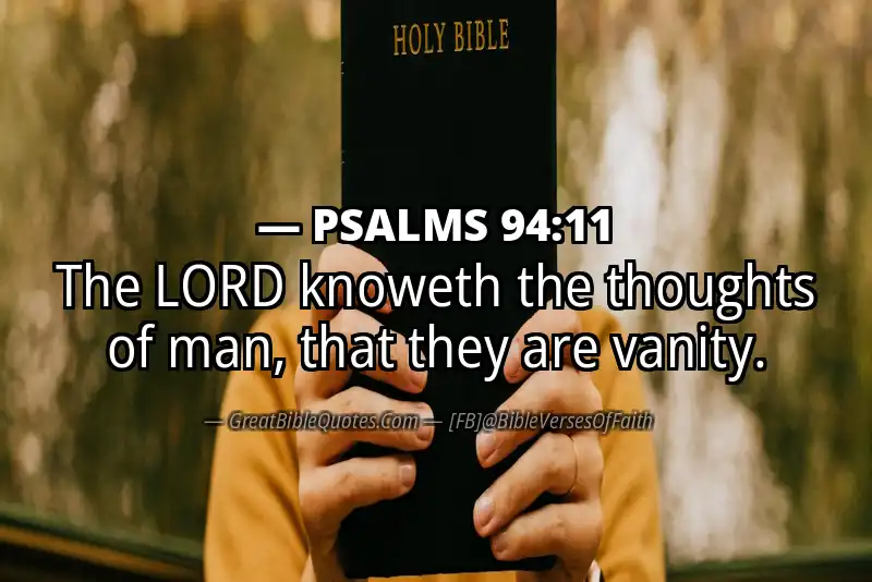 PSALMS 94:11 Verse
