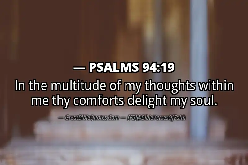 PSALMS 94:19 Verse