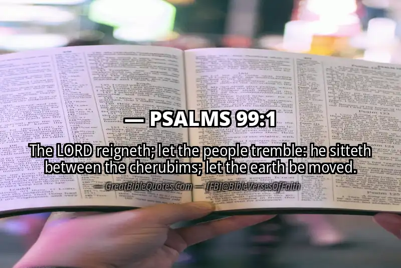 PSALMS 99:1 Verse