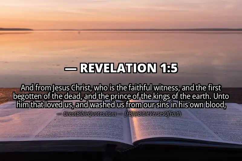 REVELATION 1:5 Verse