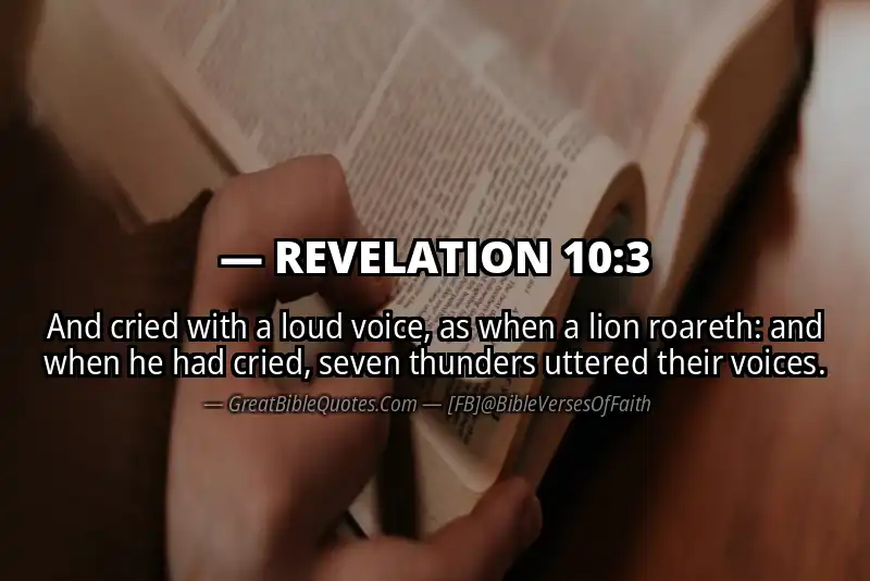 REVELATION 10:3 Verse
