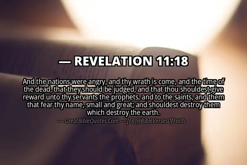 REVELATION 11:18 Verse