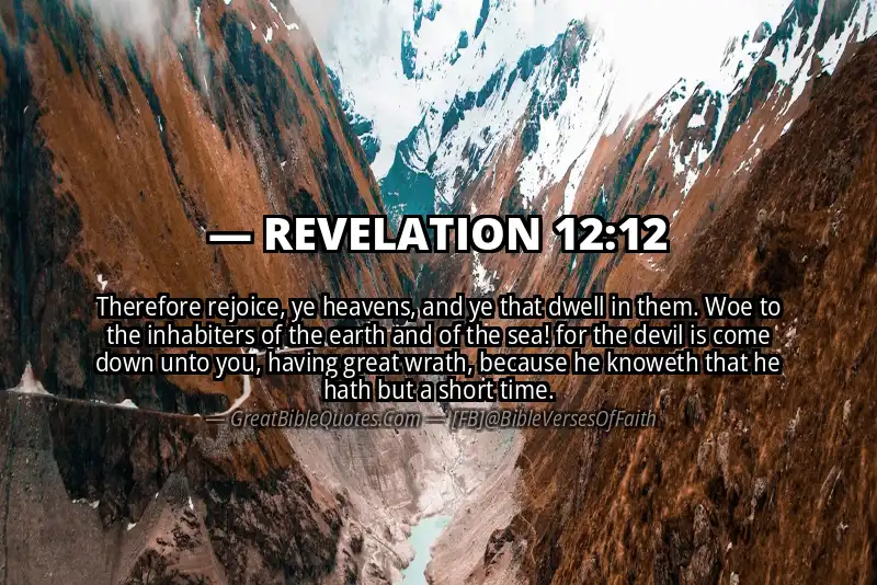 REVELATION 12:12 Verse Image