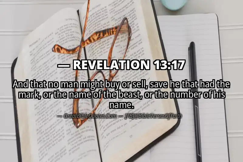 Bible verse: REVELATION 13:17 Image