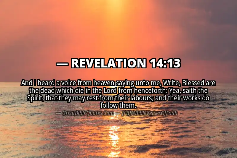 REVELATION 14:13 Verse