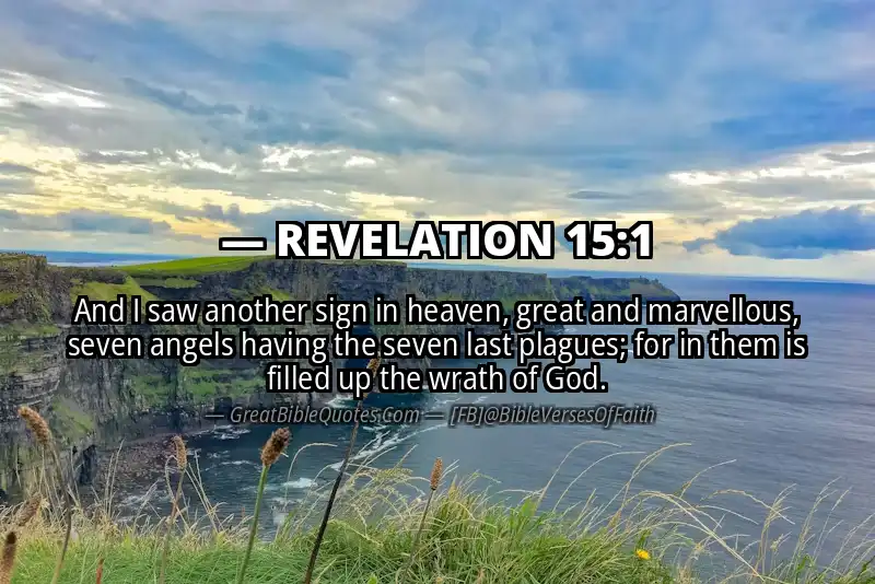 Bible verse: REVELATION 15:1 Image