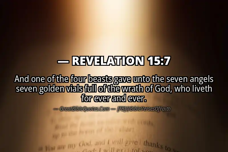 REVELATION 15:7 Verse