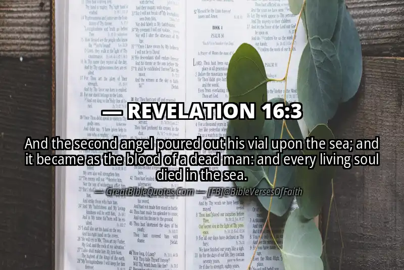 REVELATION 16:3 Verse