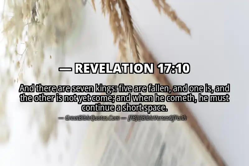 REVELATION 17:10 Verse Image