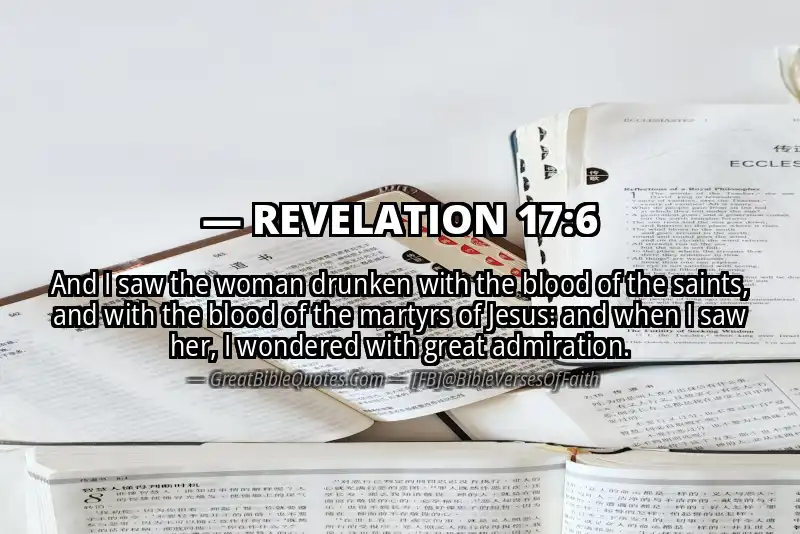 REVELATION 17:6 Verse