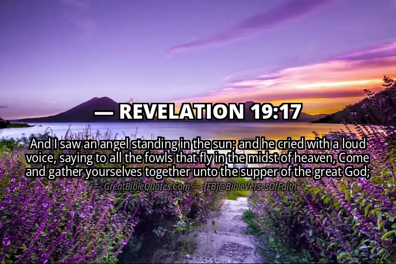 Bible verse: REVELATION 19:17 Image