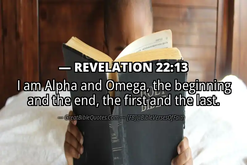 REVELATION 22:13 Verse