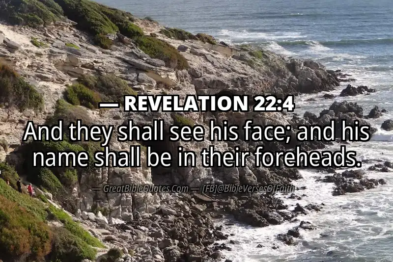 REVELATION 22:4 Verse