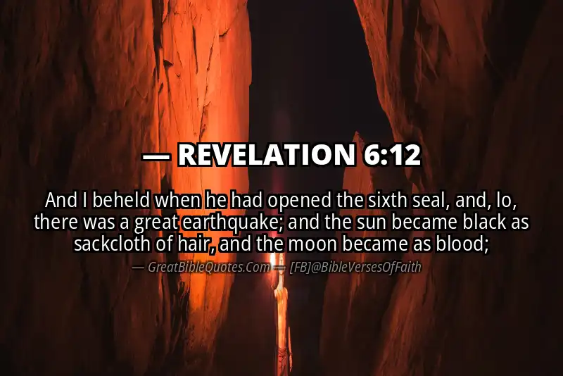 REVELATION 6:12 Verse