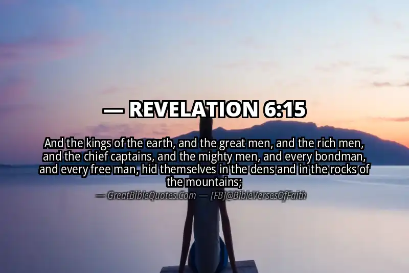 REVELATION 6:15 Verse
