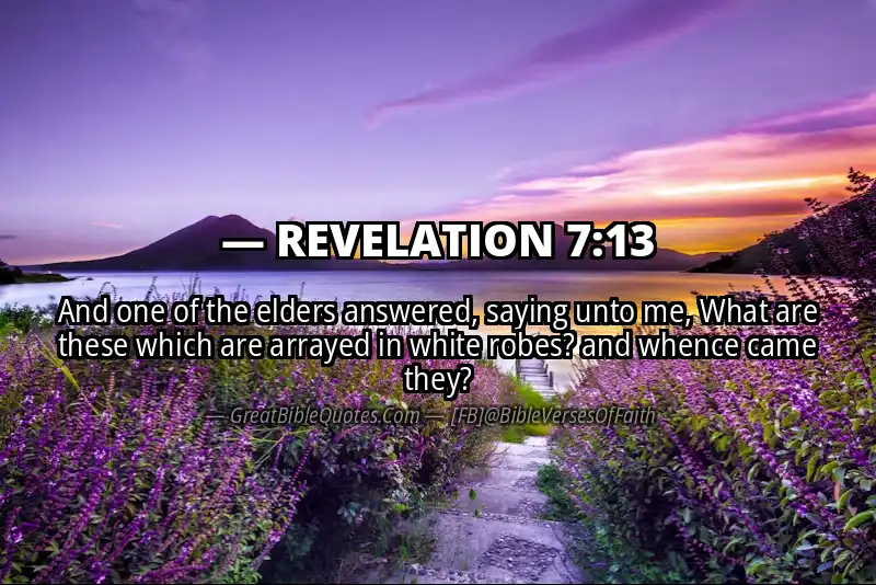 REVELATION 7:13 Verse