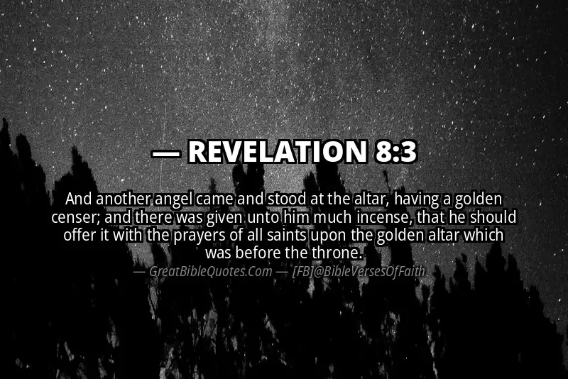 Bible verse: REVELATION 8:3 Image