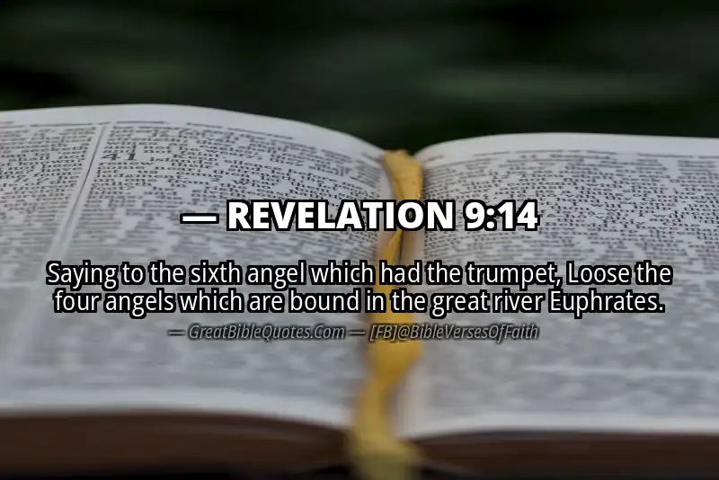 Bible verse: REVELATION 9:14 Image