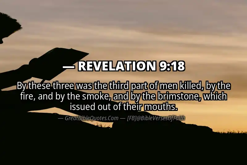 Bible verse: REVELATION 9:18 Image