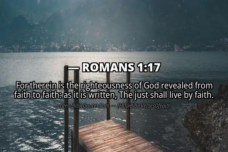 Image for ROMANS 1:17 Bible verse
