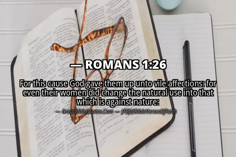 Bible verse: ROMANS 1:26 Image