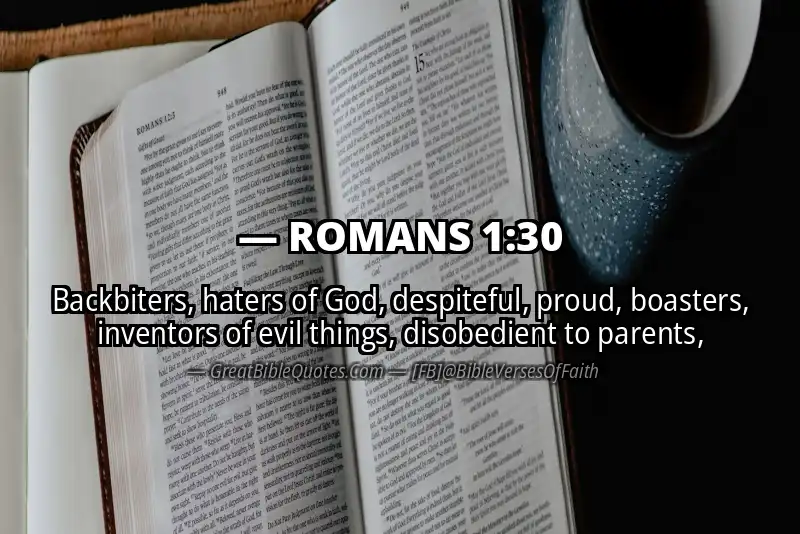ROMANS 1:30 Verse