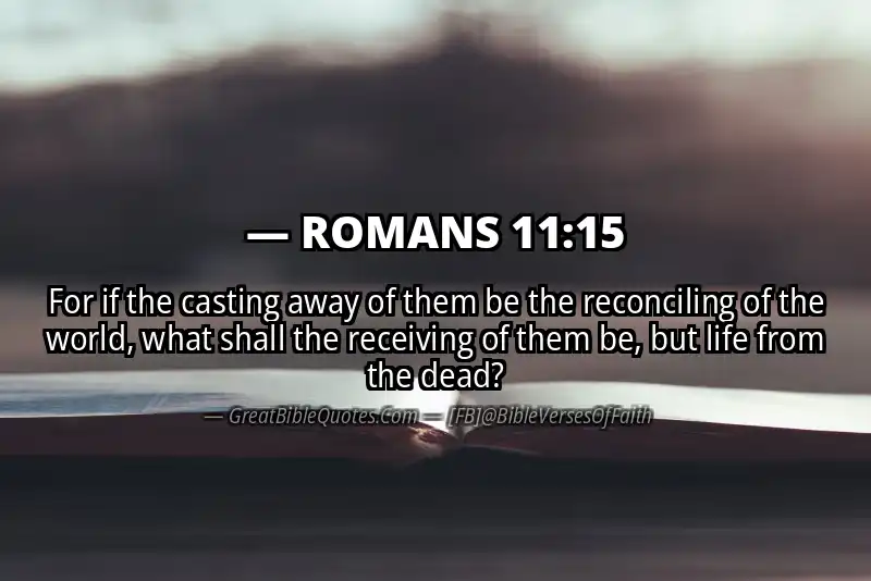 ROMANS 11:15 Verse