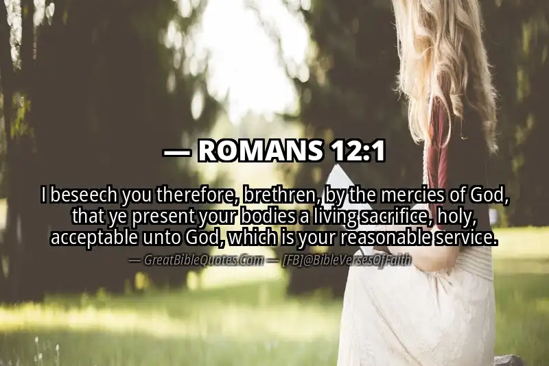 Image for ROMANS 12:1 Bible verse