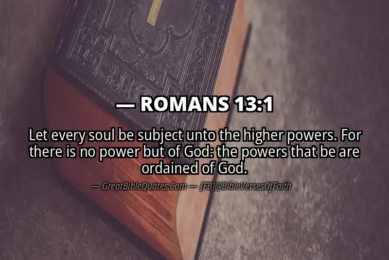 ROMANS 13:1 Verse
